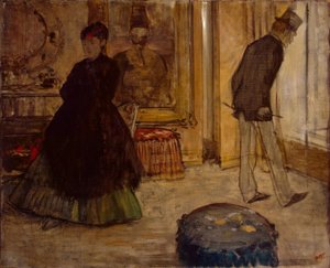Interior con dos figuras, 1869